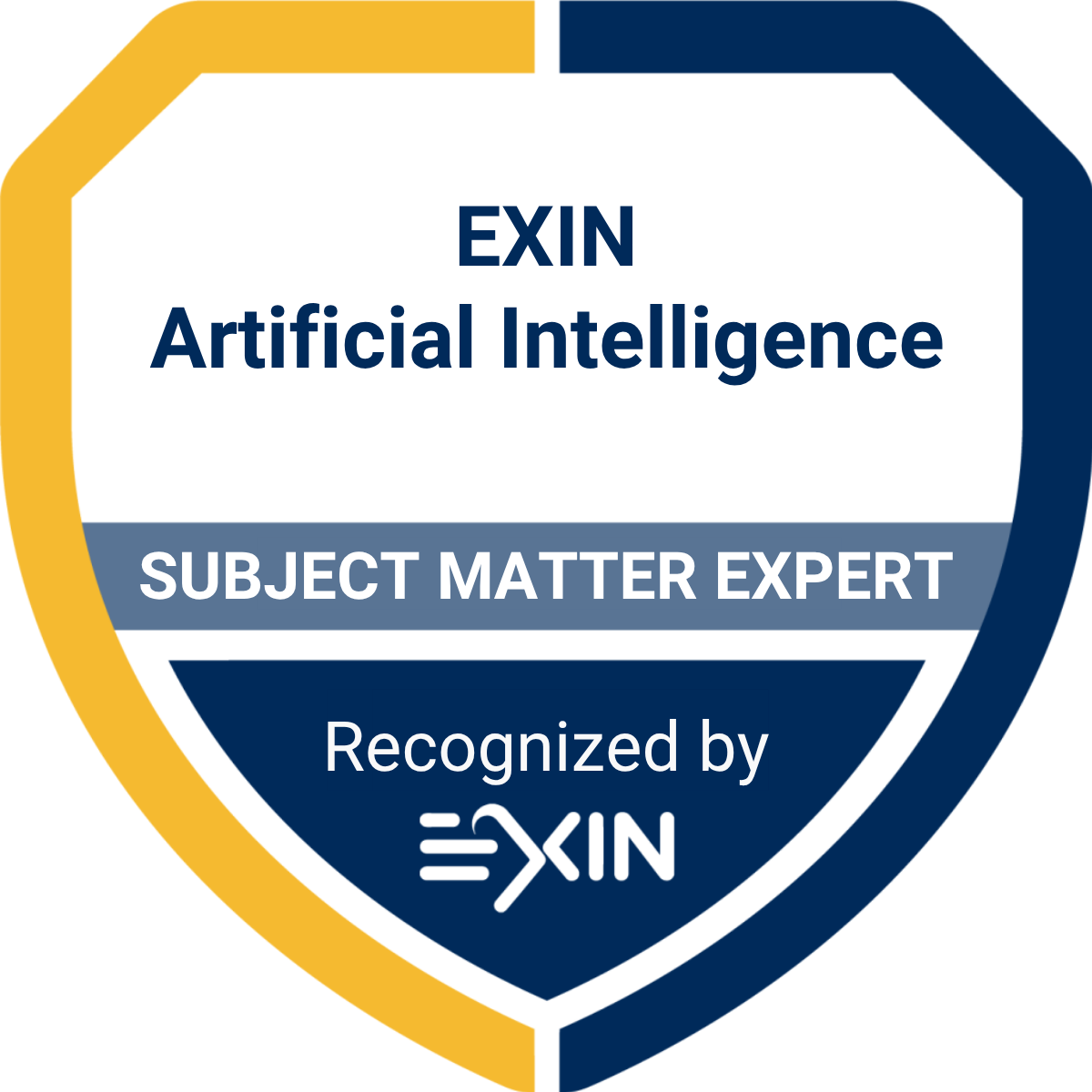 Certificate badge